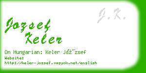 jozsef keler business card